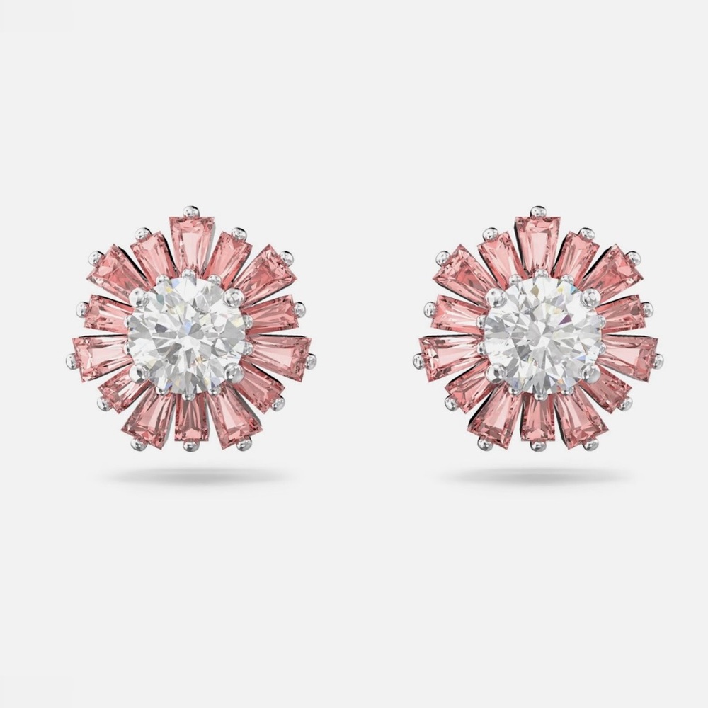 Swarovski Sunshine Bracelet & Earrings set in rose gold & white rhodium plating. - Picture 2 of 15